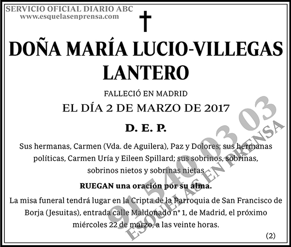 María Lucio-Villegas Lantero